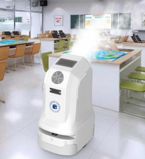 Softaware dan Hardware Industrial Intelligent Mobile Disinfection Robot Mobile Robot For Disinfecting Large Room 